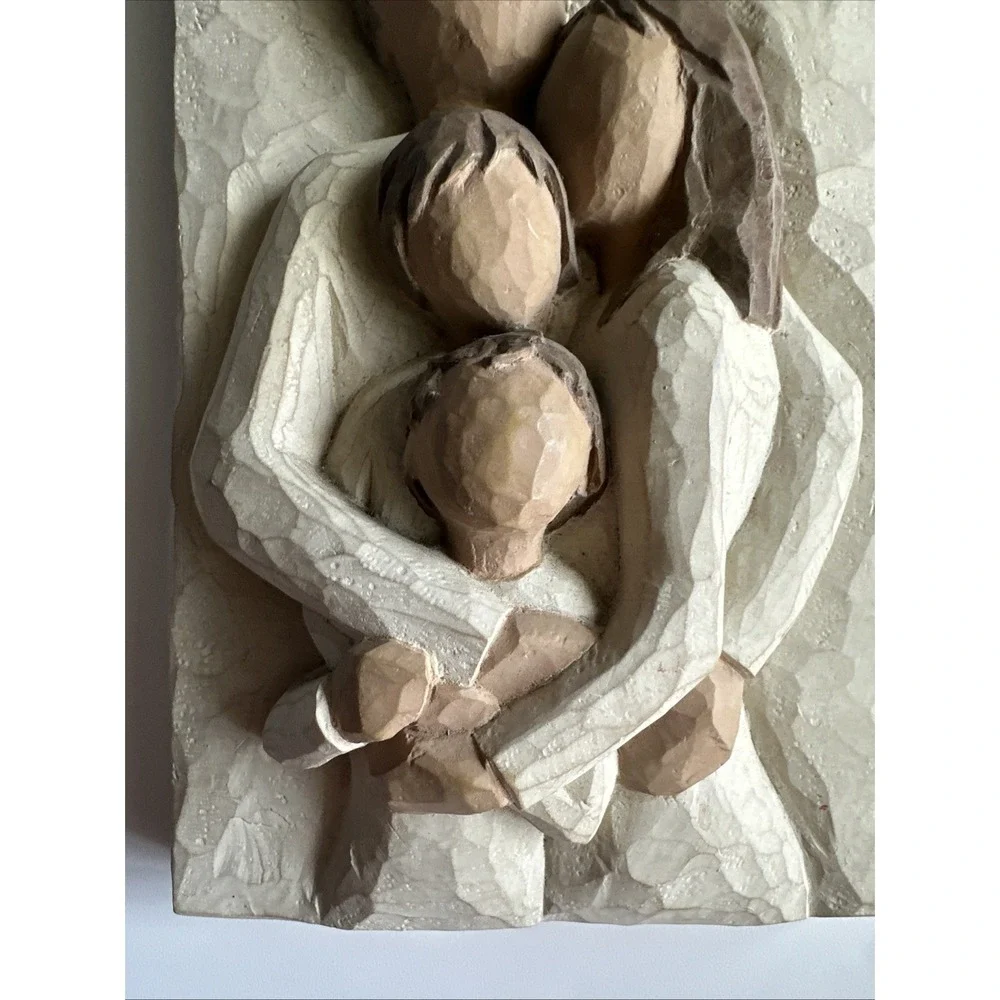 6" Willow Tree Family A Lifetime of Love Hang Plaque Ornament Susan Lordi 2001 - Picture 2 of 6